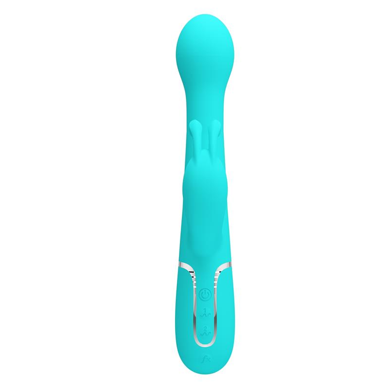 PRETTYLOVE - VIVE WITH THRUSTING AND ROTATING BEADS DEJON BLUE