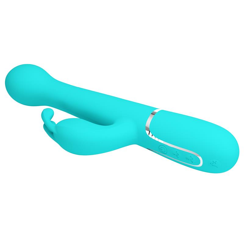 PRETTYLOVE - VIVE WITH THRUSTING AND ROTATING BEADS DEJON BLUE