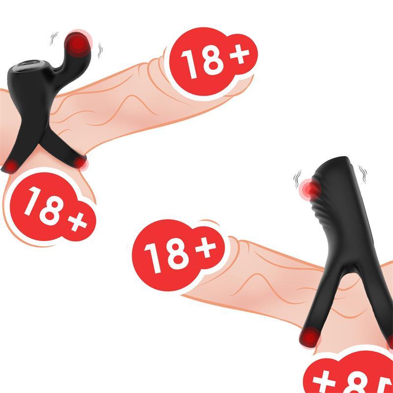 URBAN SKY - VRATING COCK RING SET OF 2