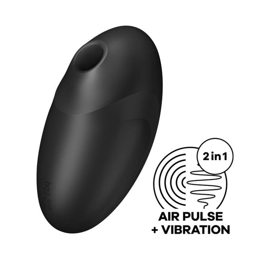 SATISFYER - VULVA LOVER 3 CLITORIS SUCKER BLACK