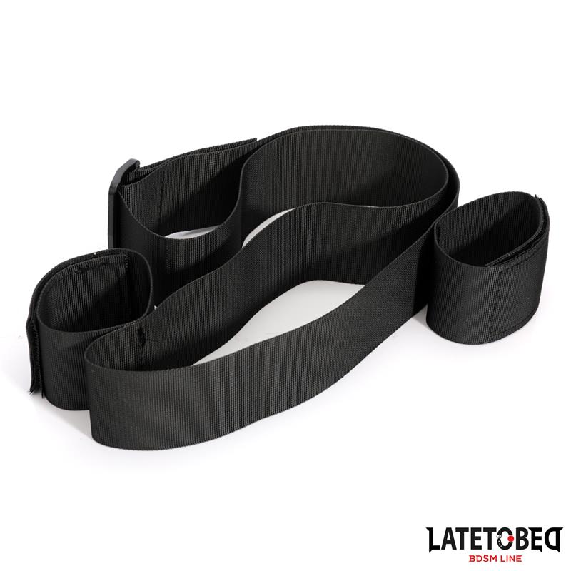 LATETOBED BDSM LINE - WAISTBAND AND VELCRO WRIST CUFF