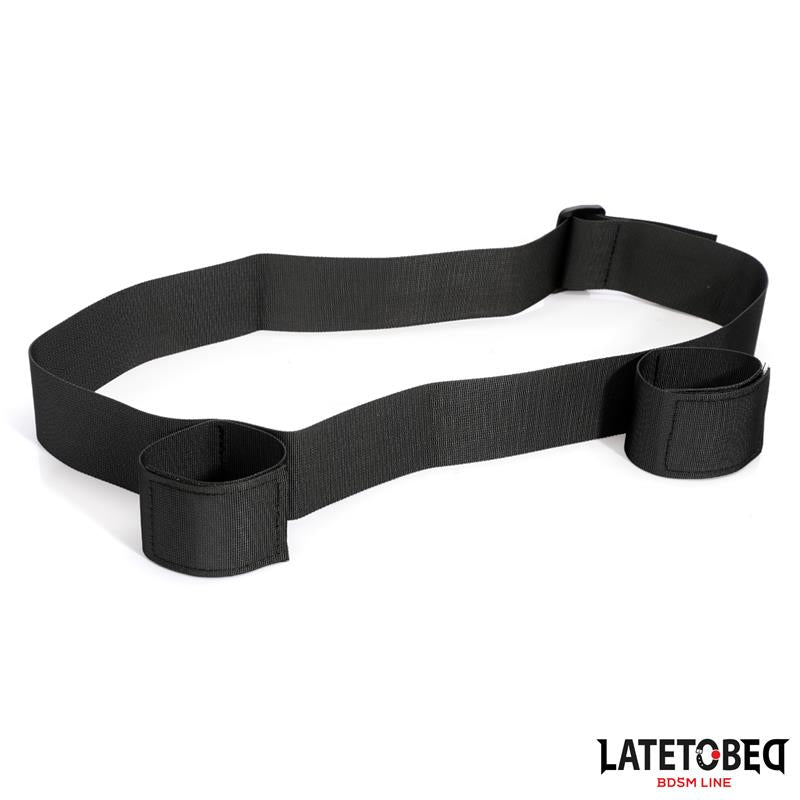LATETOBED BDSM LINE - WAISTBAND AND VELCRO WRIST CUFF