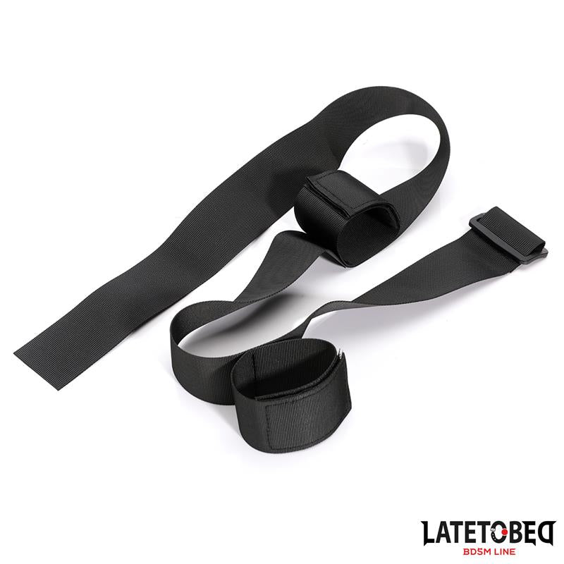 LATETOBED BDSM LINE - WAISTBAND AND VELCRO WRIST CUFF
