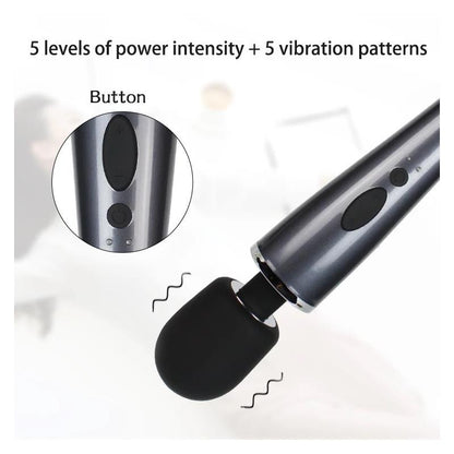 TARDENOCHE - MASSEUR CORPOREL RELYME USB SILICONE NOIR