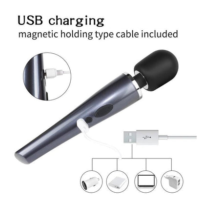 TARDENOCHE - MASSEUR CORPOREL RELYME USB SILICONE NOIR