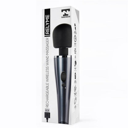 TARDENOCHE - MASSEUR CORPOREL RELYME USB SILICONE NOIR