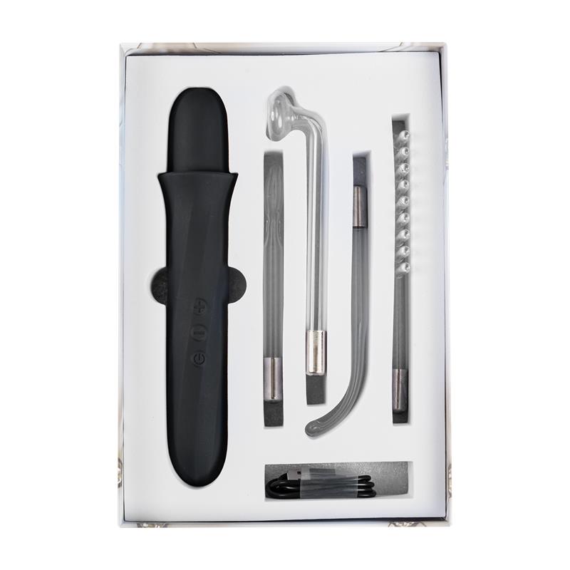 ELECTRO PLAY - WAND NEON STIM WITH 4 GLASS ELECTRODES