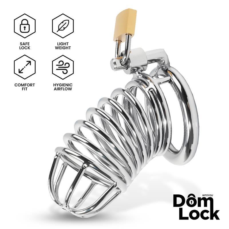 DOMLOCK - WARDEN CHASTITY CAGE SIZE S
