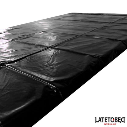 LATETOBED BDSM LINE - WATERPROOF BED SHEET BLACK