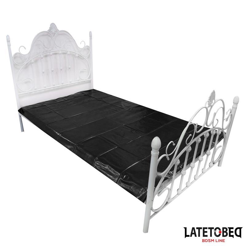 LATETOBED BDSM LINE - WATERPROOF BED SHEET BLACK