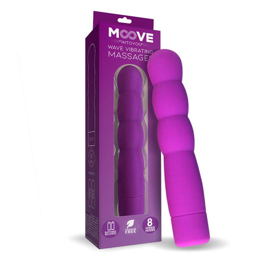 MOOVE - WAVE VIBRATING MASSAGER PURPLE