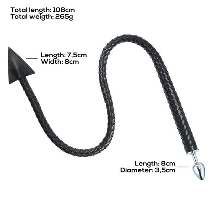 LATETOBED BDSM LINE - WEAVE DEVIL TAIL BUTT PLUG