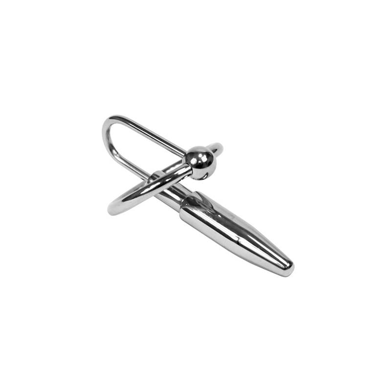 BONDAGE PLAY - WEDGE PLUG WITH GLANS RING-Ø 32 MM