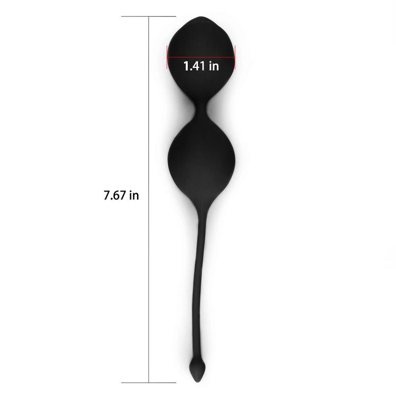 LOVETOY - WEIGHTED KEGEL BALLS IWHIZZ LUNA BLACK