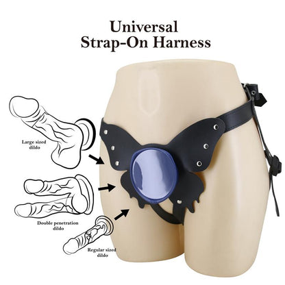 PRETTYLOVE - WELLS UNIVERSAL STRAP-ON HARNESS WITH DILDO