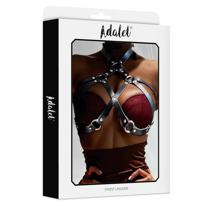 ADALET LINGERIE - WENDY VEGAN LEATHER CHEST HARNESS ONE SIZE