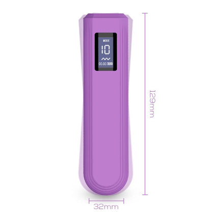 DIGITAL - WHIM DIGITAL DISPLAY VIBRATOR BULLET 12.9 CM