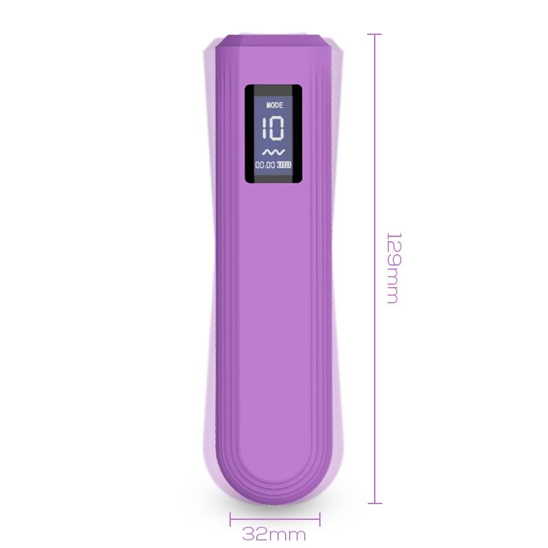 DIGITAL - WHIM DIGITAL DISPLAY VIBRATOR BULLET 12.9 CM