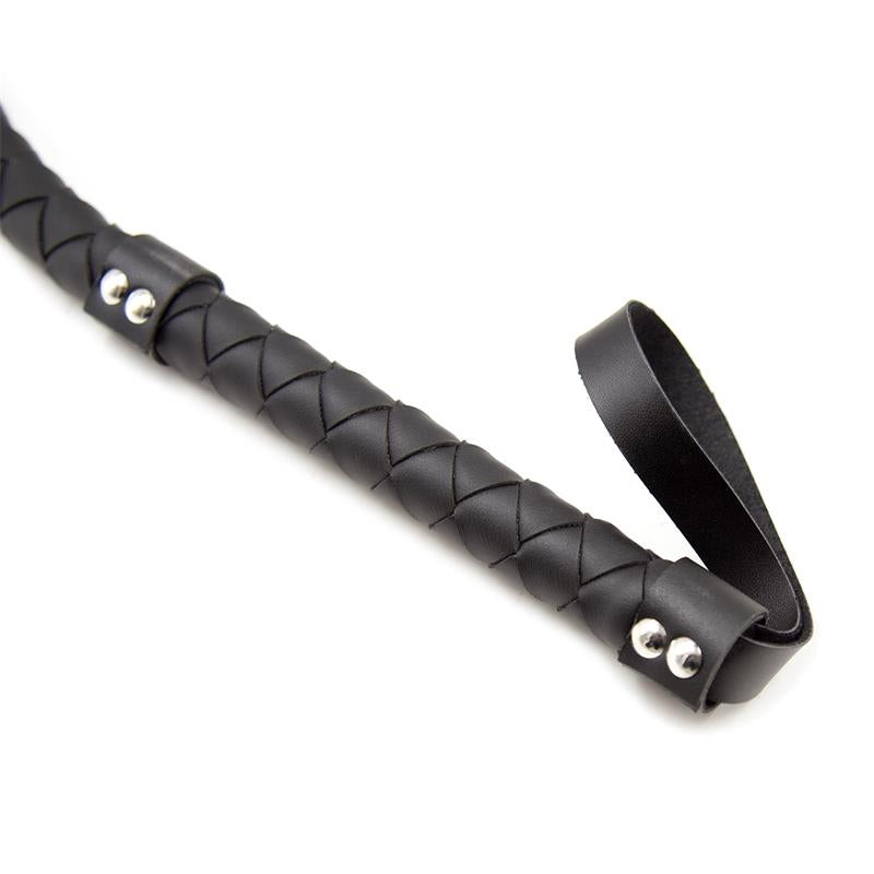 LATETOBED BDSM LINE - WHIP LONG 85 CM BLACK