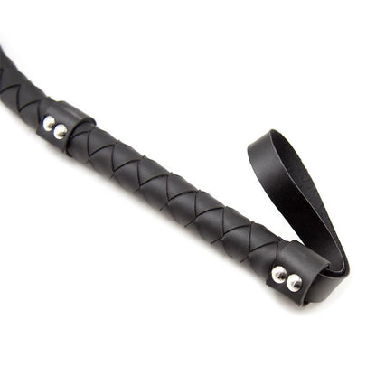 LATETOBED BDSM LINE - WHIP LONG 85 CM BLACK