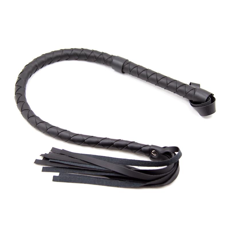 LÍNEA BDSM LATETOBED - LÁTIGO LARGO 85 CM NEGRO