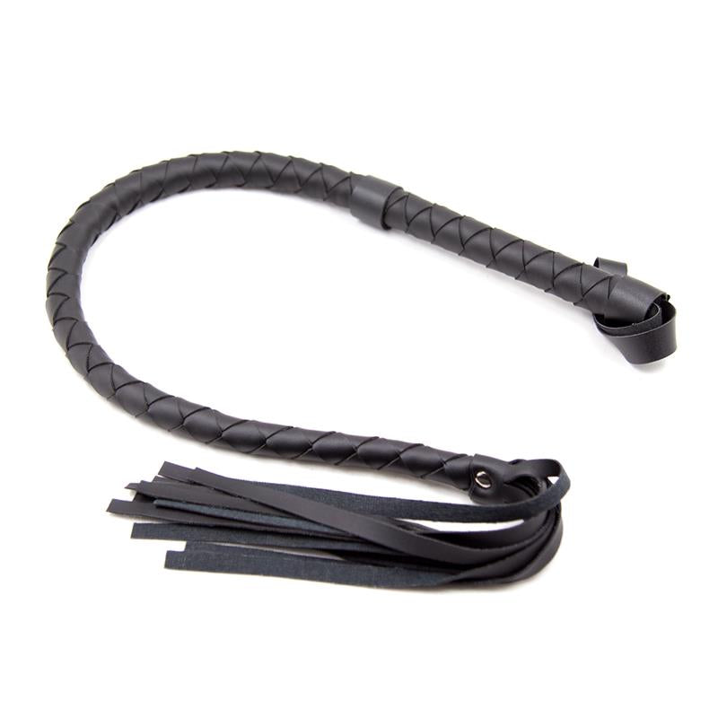 LATETOBED BDSM LINE - WHIP LONG 85 CM BLACK