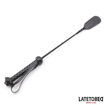 LATETOBED BDSM LINE - WHIP WITH BRAIDED HANDLE 44.5CM