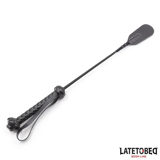 LATETOBED BDSM LINE - WHIP WITH BRAIDED HANDLE 44.5CM