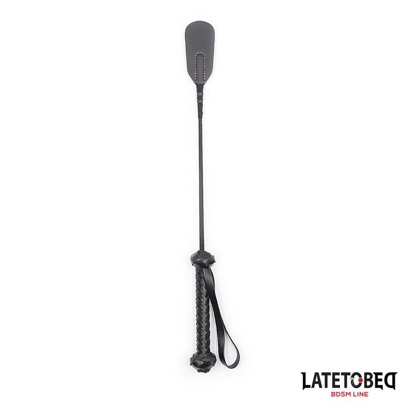 LATETOBED BDSM LINE - WHIP WITH BRAIDED HANDLE 44.5CM