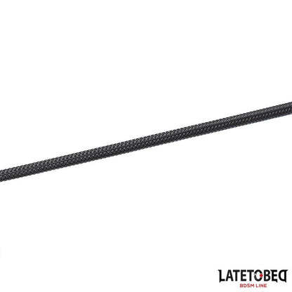 LATETOBED BDSM LINE - WHIP WITH HEART SHAPE BLACK 60CM
