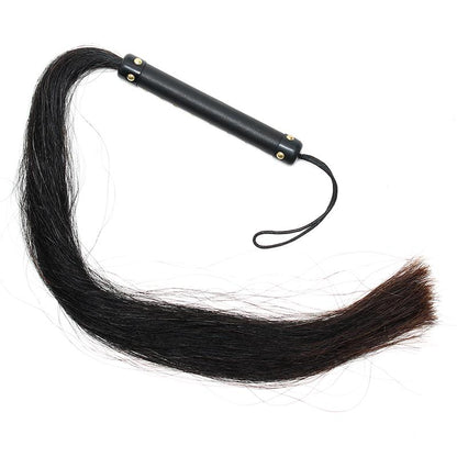 BONDAGE PLAY - WHIP WITH HORSE HAIR 85 CM