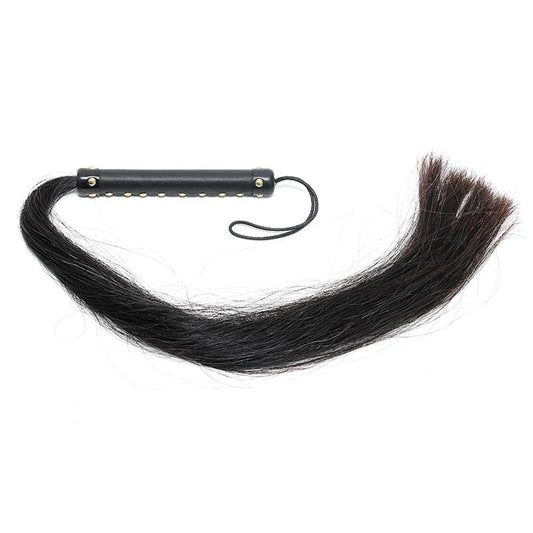 BONDAGE PLAY - WHIP WITH HORSE HAIR 85 CM
