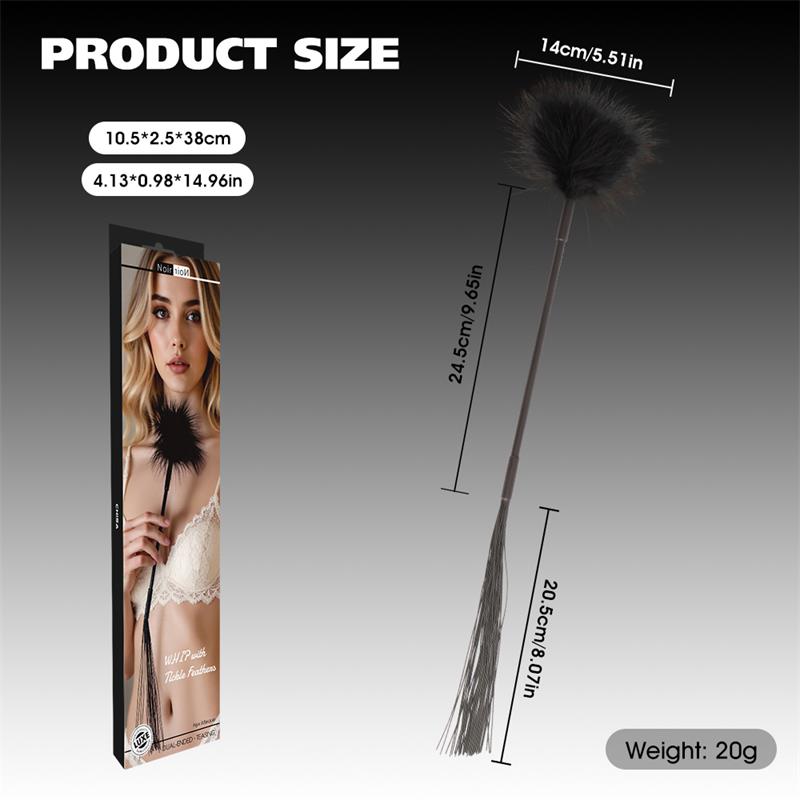 CHISA - WHIP WITH SILICONE TICKLE FEATHERS