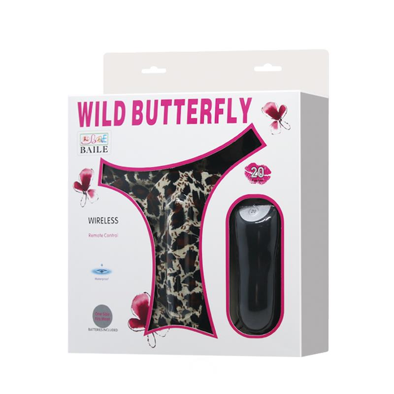 BAILE - WILD BUTTERFLY PANTY VIBRATOR WITH REMOTE CONTROL