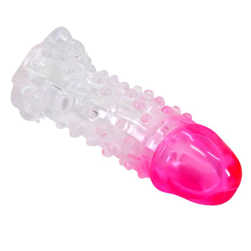 PRETTYLOVE - WILDFORD PENIS SLEEVE PINK AND CLEAR