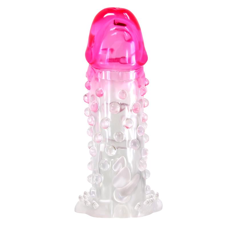 PRETTYLOVE - WILDFORD PENIS SLEEVE PINK AND CLEAR