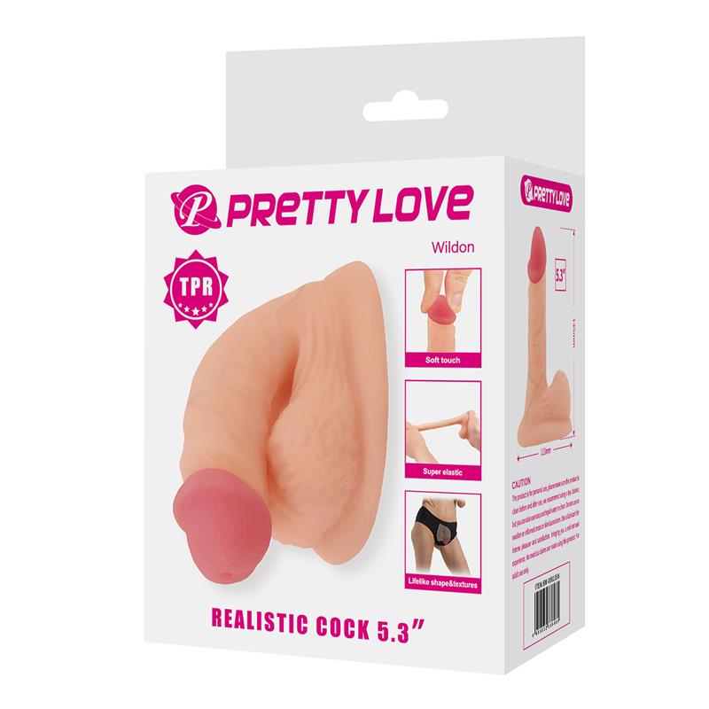 PRETTYLOVE - WILDON REALISTIC DILDO 13.5 CM