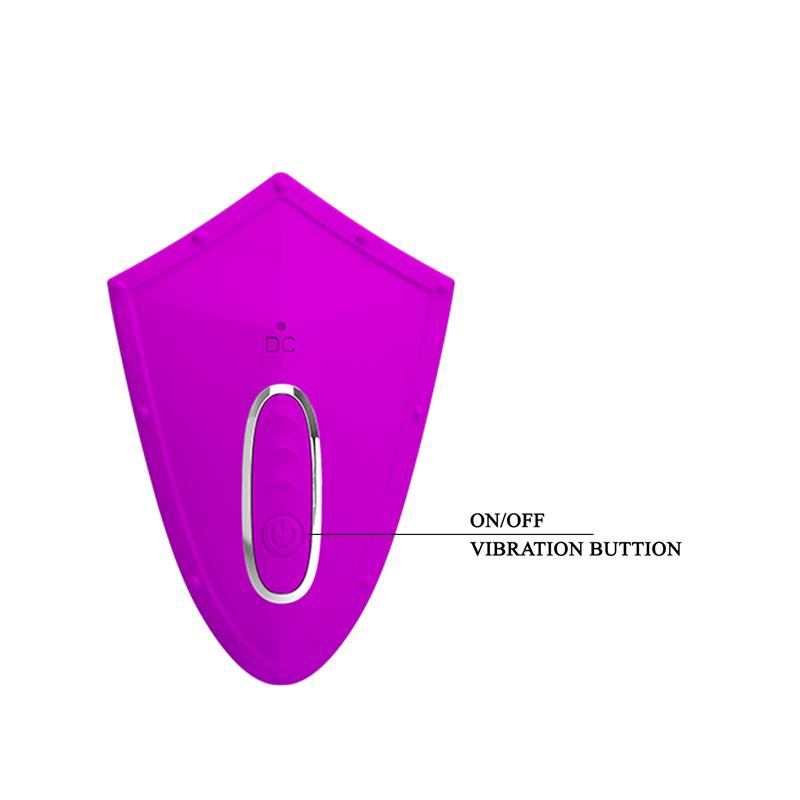 PRETTYLOVE - WILLIE STIMULATOR WITH REMOTE CONTROL PINK