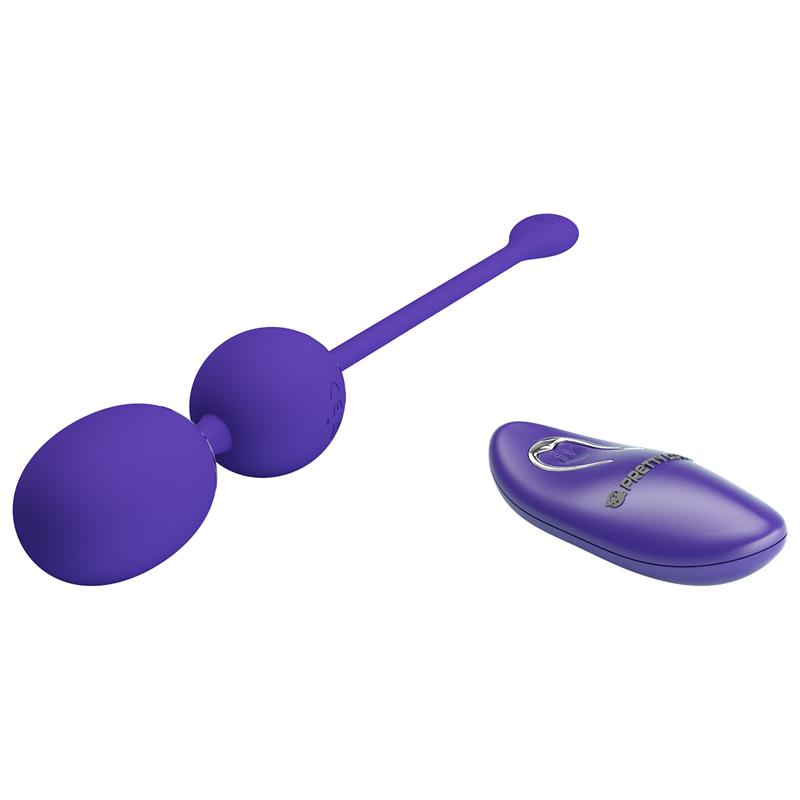 PRETTYLOVE - WILLIE YOUTH VIBRATING KEGEL BALLS WITH REMOTE