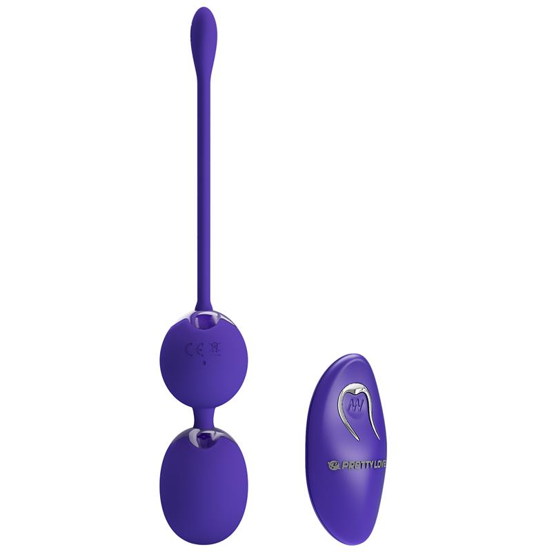 PRETTYLOVE - WILLIE YOUTH VIBRATING KEGEL BALLS WITH REMOTE