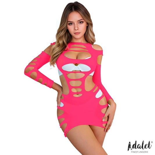 ADALET LINGERIE - WILLOW HOLLOW-OUTDRESS PINK ONE SIZE
