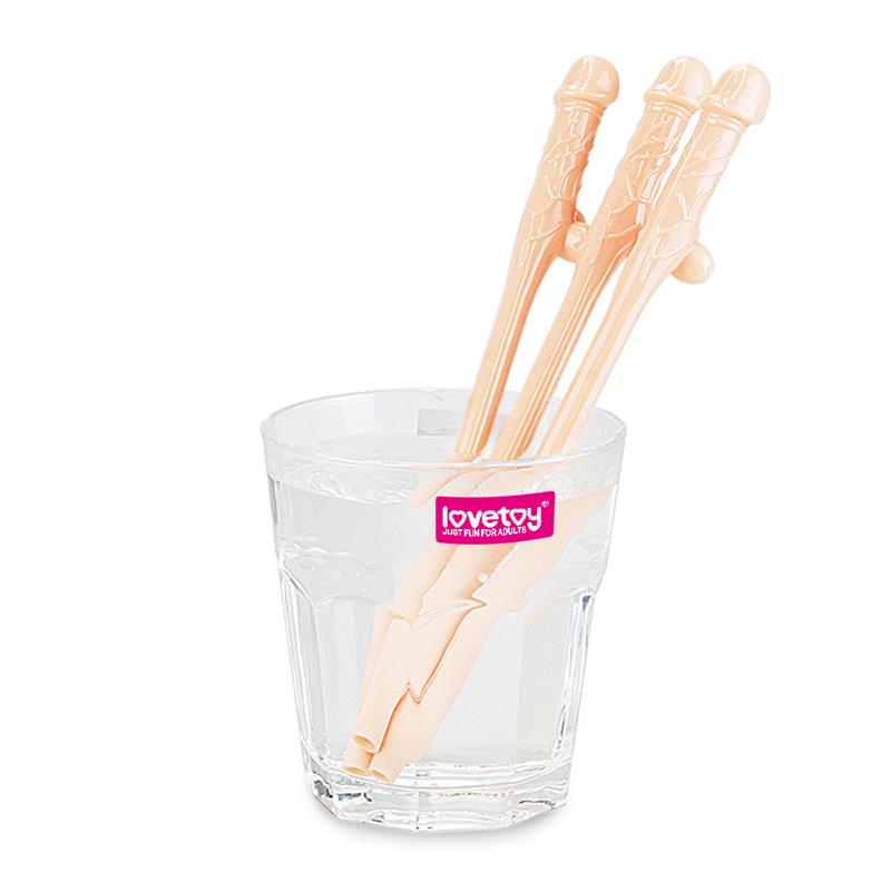 LOVETOY - WILLY STRAWS PACK OF 9