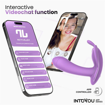 INTOYOU APP SERIES - WINGY BUTTERFLY VIBRATOR WITH APP LAVENDER