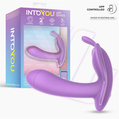 INTOYOU APP SERIES - WINGY BUTTERFLY VIBRATOR WITH APP LAVENDER