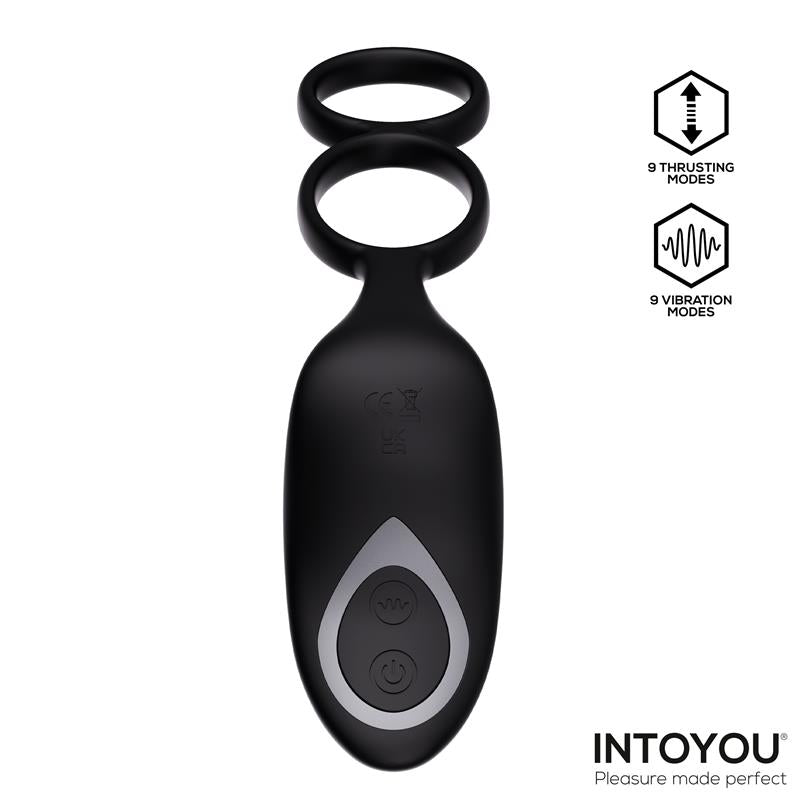 INTOYOU - WOMP PROSTATE MASSAGER WITH VIBRATION, THRUSTING AND REMOTE