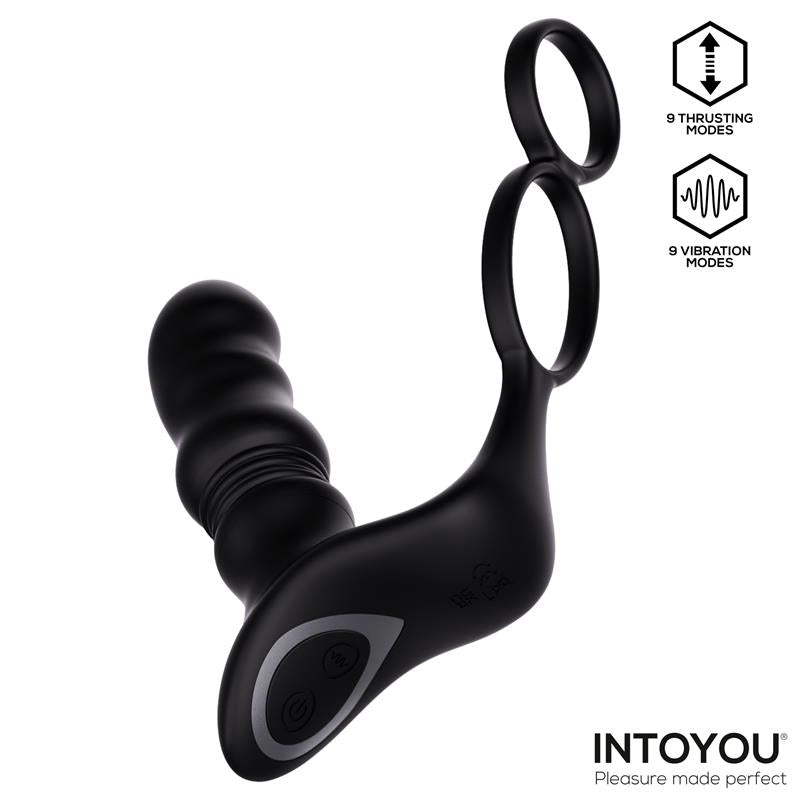 INTOYOU - WOMP PROSTATE MASSAGER WITH VIBRATION, THRUSTING AND REMOTE
