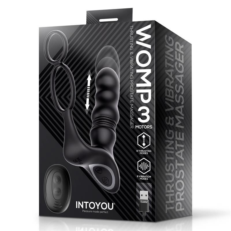 INTOYOU - WOMP PROSTATE MASSAGER WITH VIBRATION, THRUSTING AND REMOTE