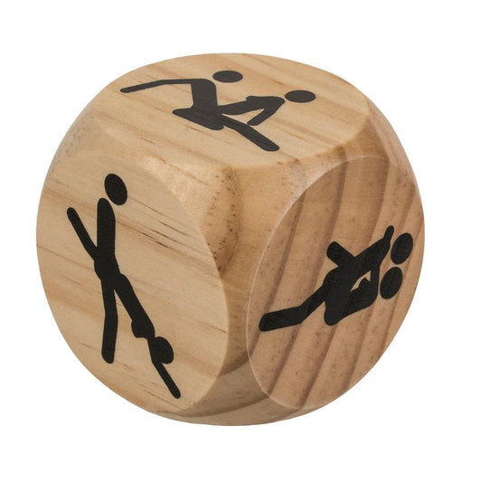 OOTB - WOODEN DICE KAMASUTRA 6 X 6 CM