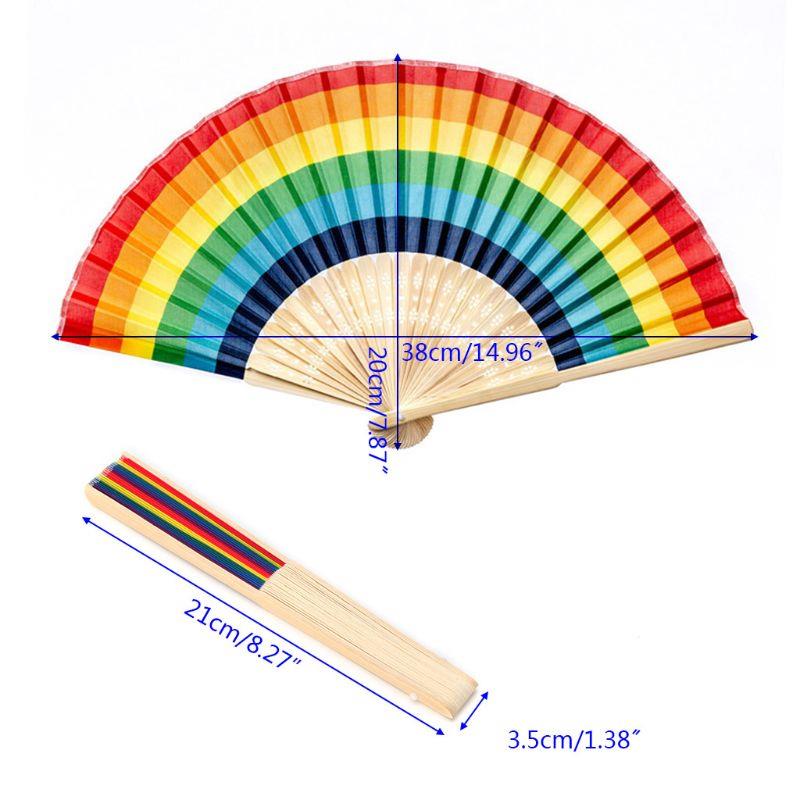 PRIDE - WOODEN FAN LGBT