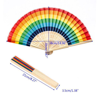 PRIDE - WOODEN FAN LGBT